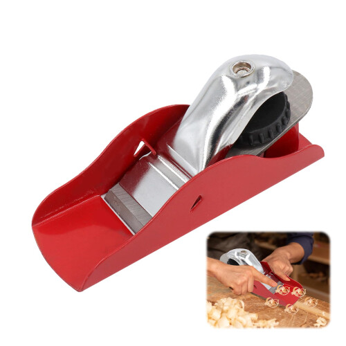 Mini Hand Planer for Woodworking with Precision Cutting Adjustment and Ergonomic Grip