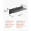 Table Suspendue - DUOKU - Modèle DL-BC04 - Pliable - Inox - 122 x 45 cm 2
