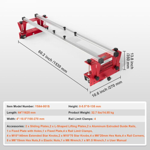 Roteador Sled-Duoku-64 polegadas-Portátil e Ajustável para o Nivelamento da Madeira-Ideal para o DIY de Madeira em Casa 1