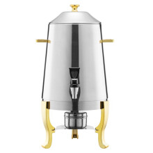 Distributeur de Boissons - DUOKU - 13 L - Acier Inoxydable - Eau Chaude et Froide - Brûleur à Alcool