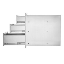 Drieling Toegang Lades voor Buitenkoken-Duoku-18 x 23 Inch-van RVS-met Chroom Handvat-18 x 23 x 23 Inch