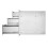 Gavetas de Acesso Triplo para Cozinha Externa-Duoku-18 x 23 Polegadas-em Aço Inoxidável-com Cabo Cromado-18 x 23 x 23 Polegadas 1