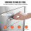 Gavetas de Acesso Triplo para Cozinha Externa-Duoku-18 x 23 Polegadas-em Aço Inoxidável-com Cabo Cromado-18 x 23 x 23 Polegadas 5