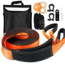 Kit de Recuperação Todo-o-terreno-Duoku-3" x 30'-com Cintas de Reboque de 30 000 lb-para Caminhão Jeep ATV