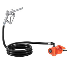 Bomba de Transferência de Combustível 57 L/min em Ferro Fundido 12 V CC-Duoku-com Pistola Manual-Tubo de Pressão-Adequada para Gasolina etc