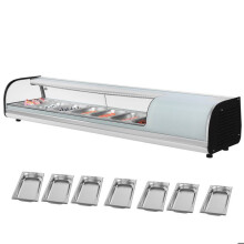 Vitrina Refrigerada para Sushi - DUOKU - GN-72L - 72 L - 7 Bocas - Iluminación LED