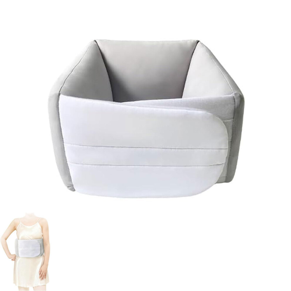 Lumbar Support Pillow for Sleeping with Ergonomic Wraparound Comfort and Breathable Cooling Fabric