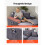 Chaise Longue - DUOKU - Model 8034 - Ergonomisch - Zachte nepbont - Grijs 6