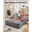 Chaise Longue - DUOKU - Model 8034 - Ergonomisch - Zachte nepbont - Grijs 3