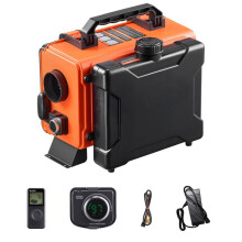 Aquecimento a Diesel 8 kW-Duoku-DC 12 V/24 V-Equipado com Controle Remoto e Tela LCD-Tanque de Combustível de 4,5 L