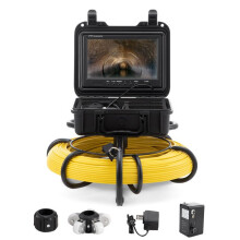 Cámara de Inspección - DUOKU - Modelo 91,5 m - Pantalla 9" 720p - 12 LED Ajustables - IP68