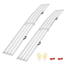 Rampas de Aluminio-Duoku-Capacidad de 907 kg-2 Piezas-Robustas-Rampas Estables Universales con Agarraderas para BTT, UTV, Motos