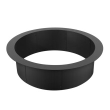 Anello di Focolare - DUOKU - VOLD-30-10 - Diametro 36 pollici - Acciaio al carbonio - Nero