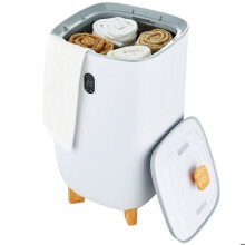 Handtuchwärmer 35L-Duoku-Großer Eimer-LED-Display-Trocknungsfunktion-Verstellbarer Timer-Automatische Abschaltung-Weiß