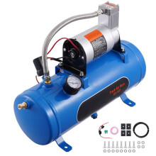 Luchtcompressor - DUOKU - HS-661 - 12 V - Tank 1,6 Gallon - 120 psi
