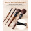 Makeup Pinsel - DUOKU - 9 STÜCK - Professionell - Synthetische Borsten - Holzgriff 5