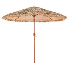 Parasols - DUOKU - Hawaïaans 2,7 m - Inklapbaar - Rietdak PP - 8 Metaalspaken
