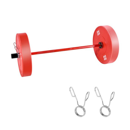 Barra de Halteres - DUOKU - RS1200 - 120 cm - Discos Compatíveis 5 cm - Pegas Texturizadas