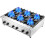 Gasherd - DUOKU - EUGHP-636 - 6 Brenner - 42 kW - Edelstahl 1