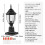 Buitenlamp - DUOKU - Set van 2 - 390 mm - Dusk-till-dawn detectie - E27 2