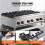 Gasherd - DUOKU - EUGHP-636 - 6 Brenner - 42 kW - Edelstahl 6