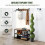 Conjunto de Árvore Topiária em Buxo Artificial de Duoku Design em Espiral - 60 Polegadas - 2 Peças - Resistente aos UV 3