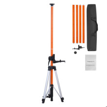 Laser Niveau Statief-Duoku-Schroefdraad Steun 1/4"-20 en 5/8"-11-Verstelbare Hoogte 40,94-133,85 Inch-Lichtgewicht Aluminium Statief