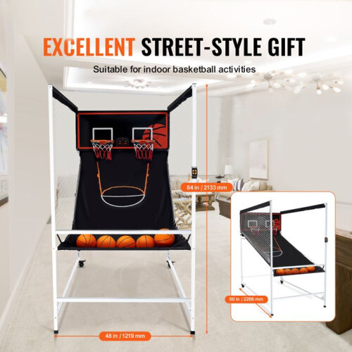 Jeu d'Arcade de Basket-ball - DUOKU - LW2312004 - 2 Joueurs - 8 Modes - Multicolore 2