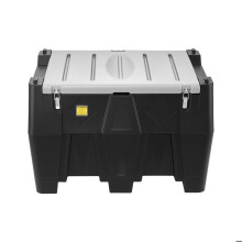 Draagbare Tank voor Diesel 484,5 L-Duoku-met Elektrische Pomp 12 V-Stroom van 38 L/min-Rubber Slang van 4 m