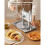 Handmatige Pastamachine-Duoku-Diameter van Plaat 24 cm-RVS Pizzamaker-Deegmachine voor Chapati's 3