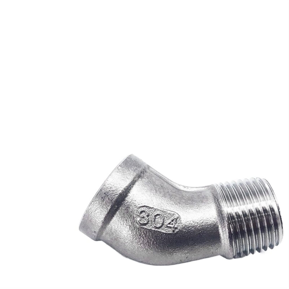 304 Stainless Steel Bsp 45 Female To Male Street Elbow 1/4 Inch Corrosion Resistant Pipe Fitting 9426802859423
