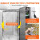 Refrigeratore Commerciale di 38,83 pi³-Duoku-Refrigeratore Verticale a 2 Porte-Inox-Diffusione Automatica 4