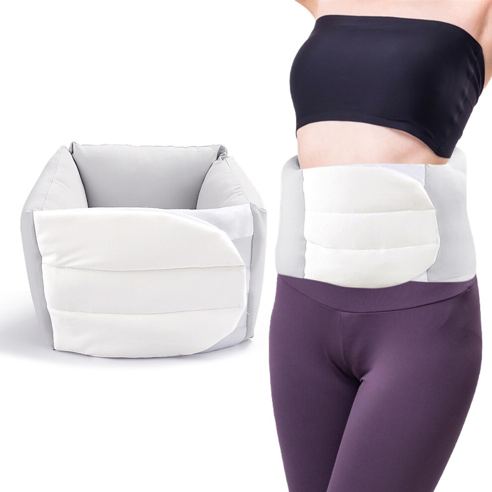 Lumbar Support Pillow with Ergonomic 360 Comfort for Back Pain Relief and Side Sleeping