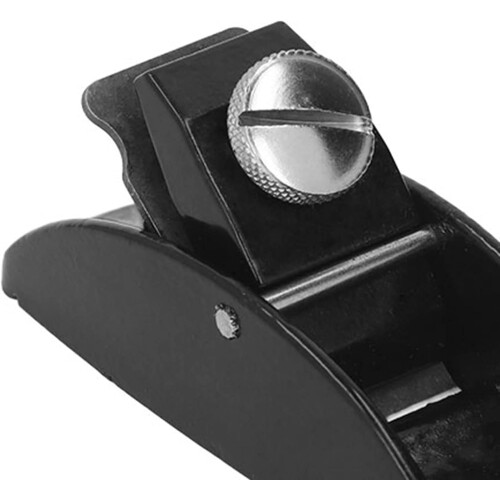 Mini Hand Planer Adjustable Depth Carbon Steel Woodworking Tool 0.5 Inch Width Black 2