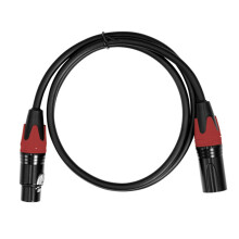 Balansert XLR-høyttalerkabel Ekte balansert Lo Z-skjermet kabel Fullskjermet kabel Multifunksjonell støydempende PVC-kappe Stabil tilkobling For