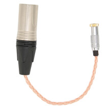 Stabilny kabel adaptera audio, wysokoprzewodzące pozłacane wtyki i warstwa ochronna z poliuretanu z tkaną strukturą dla zbalansowanego wejścia i