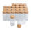 Living And Home 12Pcs Glass Spice Jars with Bamboo Lids 2