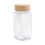 Living And Home 12Pcs Glass Spice Jars with Bamboo Lids 3