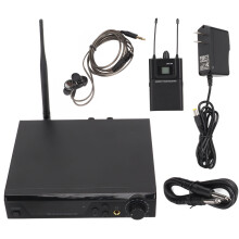 In-ear monitorsysteem, UHF-band 600-952 MHz, draadloze stereomonitoring, anti-interferentie composietcircuit voor studio en podium (1), duurzaam