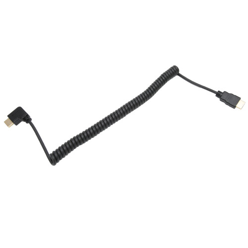 Καλώδιο HDMI για τηλεόραση τοίχου με γωνιακή υποδοχή 90 μοιρών, καλώδιο Micro HDMI σε HDMI 2
