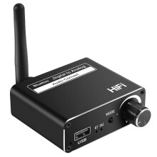 Convertitore audio digitale wireless Bluetooth 5.0U, riproduzione da disco, trasmissione da cablata a wireless, segnale stabile per TV e dispositivi