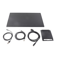 Monitor portatile touchscreen, 4K FHD Slim HDR, display per computer da gioco da 17,3 pollici, 144Hz, schermo IPS, mini HD, interfaccia multimediale
