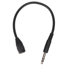 Audioconnector, vergulde, puur koperen kern, 30 cm gevlochten afscherming, gebalanceerde kabel voor hoogwaardige signaaloverdracht, goede kwaliteit.