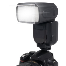 Camera Flash with 360 Swivel Head and Wireless Trigger for Fujifilm X70, Builtin Diffuser