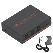 Splitter Toslink attivo 1 ingresso 3 uscite Splitter audio ottico Fibra ottica a bassa perdita Ampia compatibilità Digitale 5.1 canali Dolby-AC3