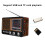 Ραδιόφωνο Vintage Decor με Bluetooth, Φορητό Βραχέων Κυμάτων FM AM με Μπαταρία, Δυνατός Ήχος με 8