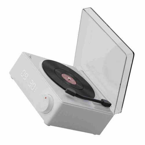 Ρετρό ηχείο Bluetooth με vintage στυλ πικάπ βινυλίου, καλή βελτίωση μπάσων, δυνατή ένταση 2
