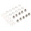 Βύσμα τύπου συγκόλλησης με βύσμα Push Pull Design Mini XLR, επινικελωμένη βάση και περίβλημα 7