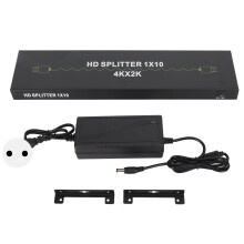 Digitale audioformaat HDMI-splitter met 4K x 2K langeafstandstransmissie, 10-voudige HD-videosplitsing, actieve HDMI-splitter, Full HD 3D-videoformaat