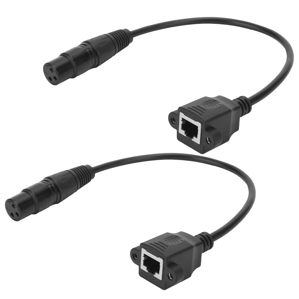 Expanded Connection Options High Performance Xlr To Rj45 Adapter Cable Dmx Converter With Flexible Pvc Jacket For Stage And Studio Use Strong Sturdy 9420858900733